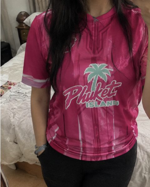 Client en maillot Phuket Island floqué