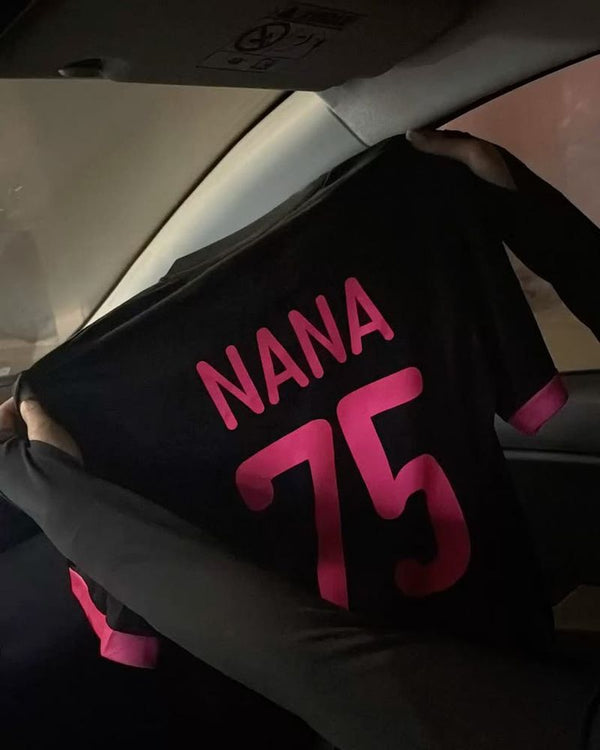Maillot noir floqué NANA 75